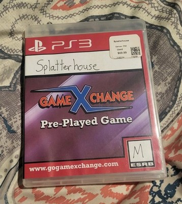 Namco Splatterhouse (PS3) 2010 M Rated Pre-Played Disc w/ Case