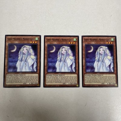 X3! Playset Ghost Mourner & Moonlit Chill L5DD-ENC11 1st Edit NM +Bonus FREESHIP
