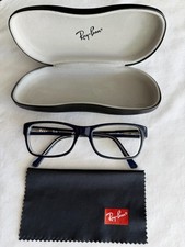 Ray Ban Eyeglasses Frames Only RB 5268-5739-52-17-135, Blue, Excellent