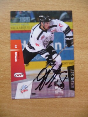 DEL 2014/15 BASIC Marco Nowak #195 original signiert