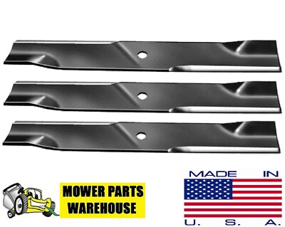 3 DIXIE CHOPPER GRAVELY MOWER BLADES 60 CUT 046999 8979600 HUSTLER 793794 794685
