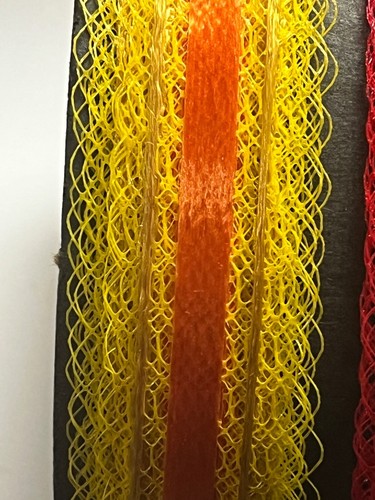 Vintage Colorful Decorative Lace Ribbon Yellow, Red, Blue, Green - 4 Yards Each - Picture 5 of 8