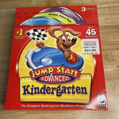 JUMP START ADVANCE KINDERGARTEN PC GAMES Sealed NEW OLD