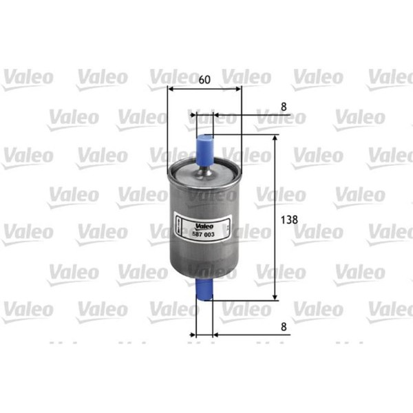 Valeo Kraftstofffilter FüR Opel Rekord E VW Polo Seat Ibiza II Skoda Favorit-image