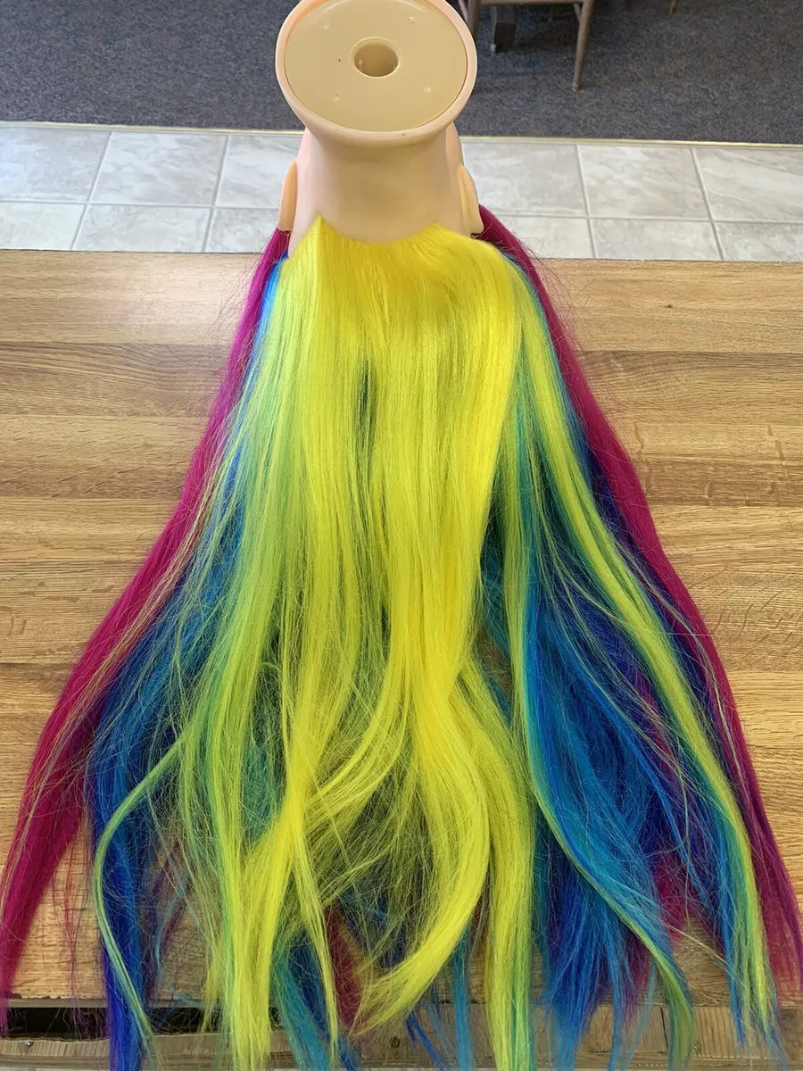 Rainbow sales hair mannequin