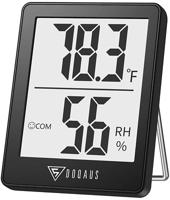 Digital Hygrometer Indoor Thermometer Humidity Meter Fast Accurate Temperature 