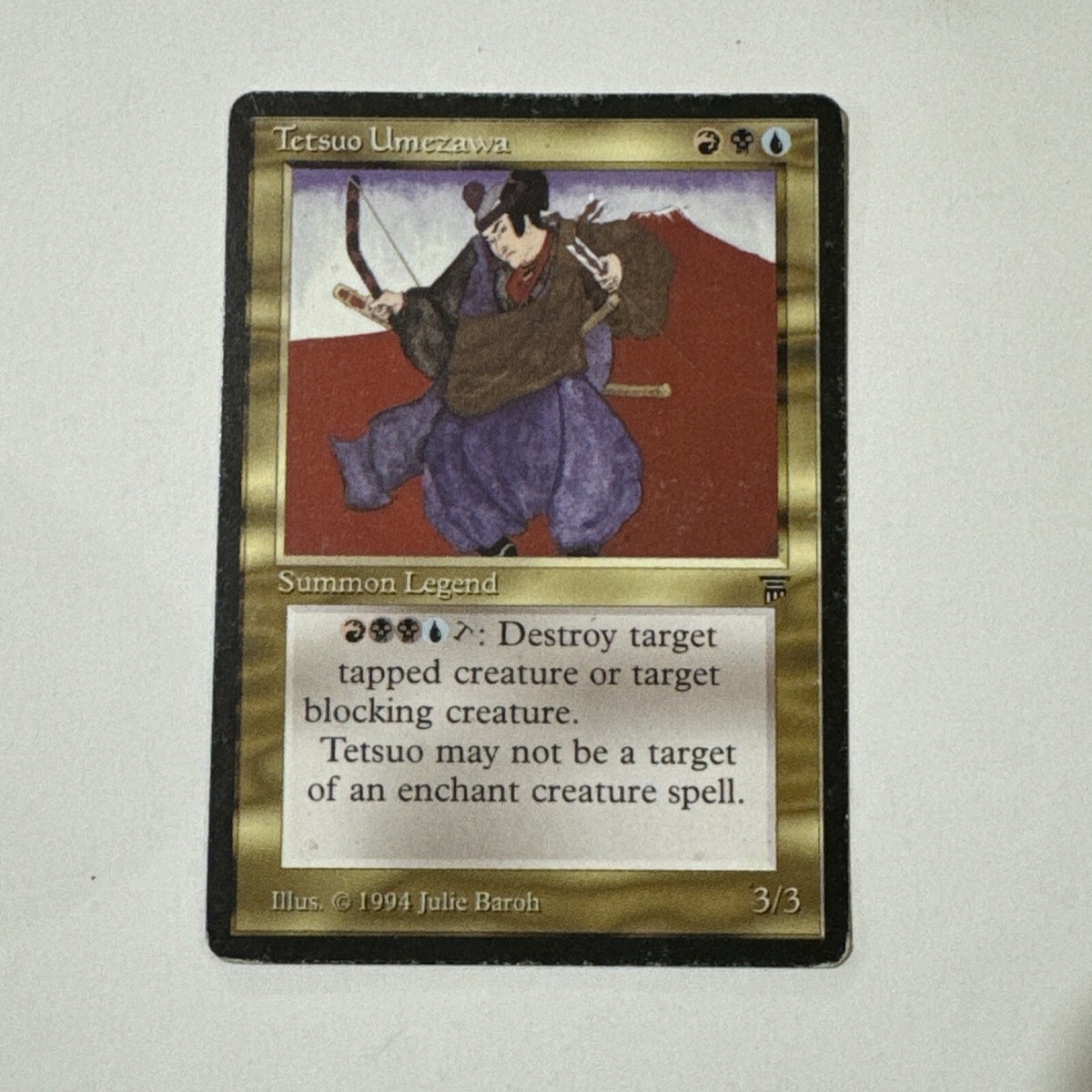 MTG Tetsuo Umezawa 英語版　レジェンド　LEG Tetsuo Umezawa | Legends | Star City Games