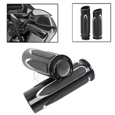 Soft Touch Comfort 1" Handlebar Hand Grips For Harley Dyna Softail Road King XL