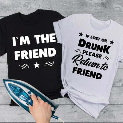 Mens Iron T-Shirt Transfer If Lost 