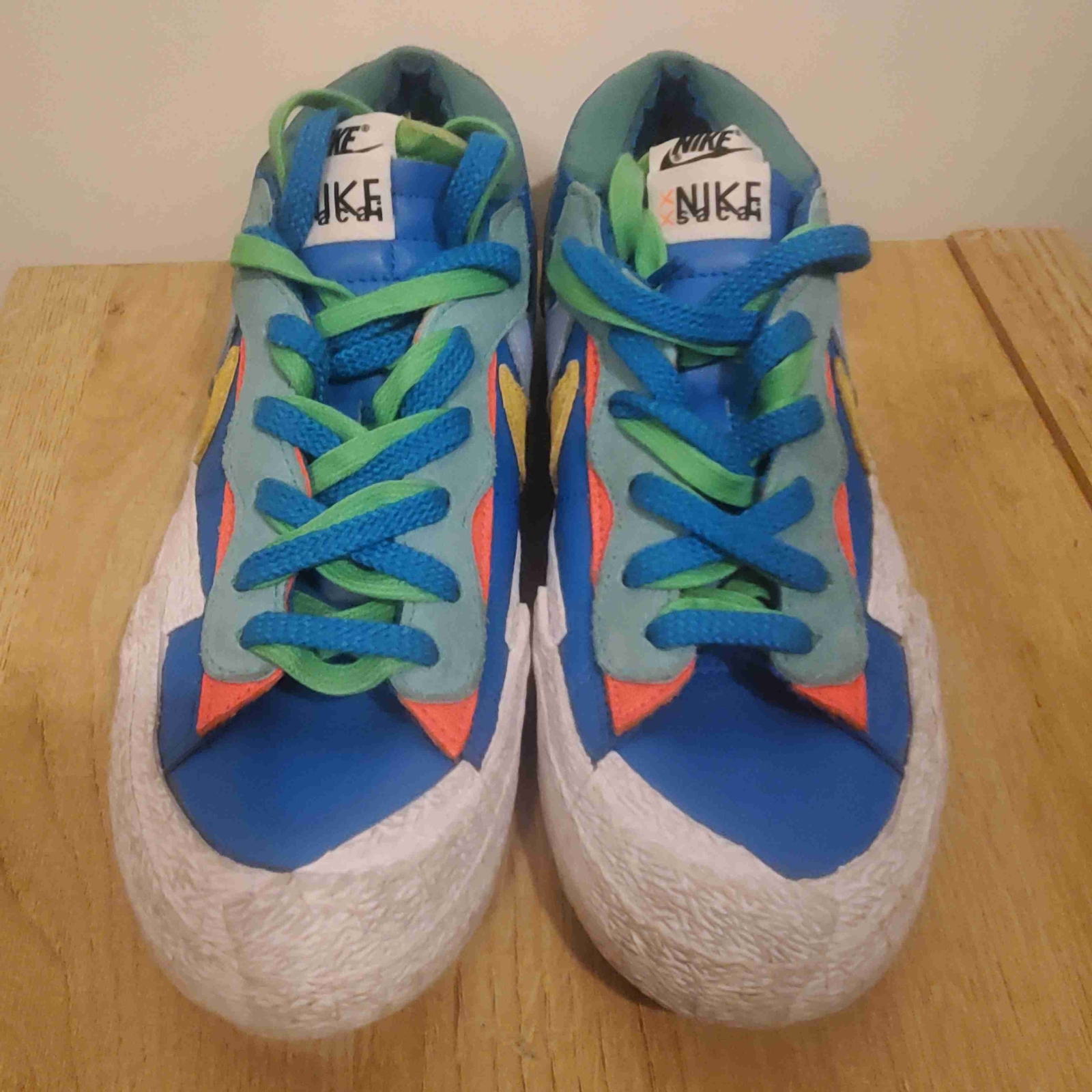 SACAI X NIKE Nike x Sacai x Kaws Blazer Sneaker Bassa Blu Nettuno Uomo Taglia 7 5 Donna S 9 5