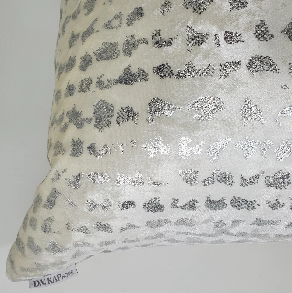 D.V. Kap Throw pillow Feather Down Insert 'Stealth-White' Cotton Rayon Polyester - Image 2 of 4