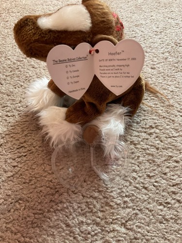TY BEANIE BABY – Hoofer - the Clydesdale Horse (2001) RETIRED(7.5") NEW-MINT *B1 - Picture 4 of 4