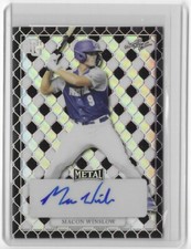 2022 Leaf Proof Rainbow Black 1/1 Autograph #MA-MW1 Macon Winslow /1 Duke Rookie