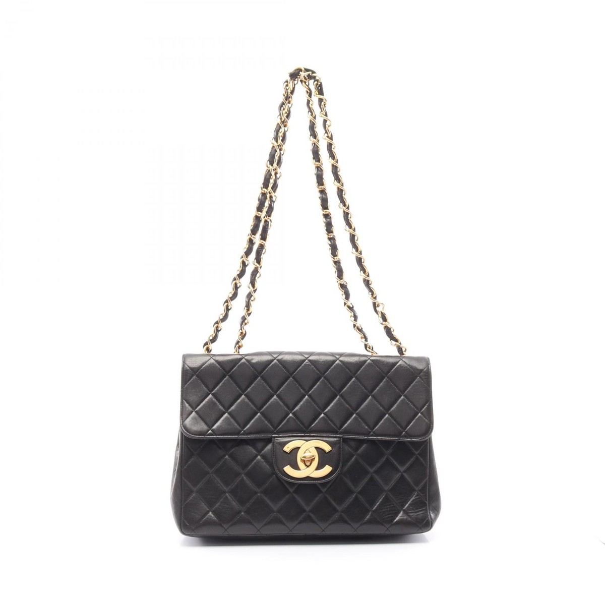 CHANEL Jumbo Matelasse 30 Shoulder Bag A04412 Lamb sheep leather