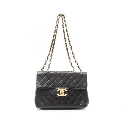 CHANEL Jumbo Matelasse 30 Shoulder Bag A04412 Lamb sheep leather