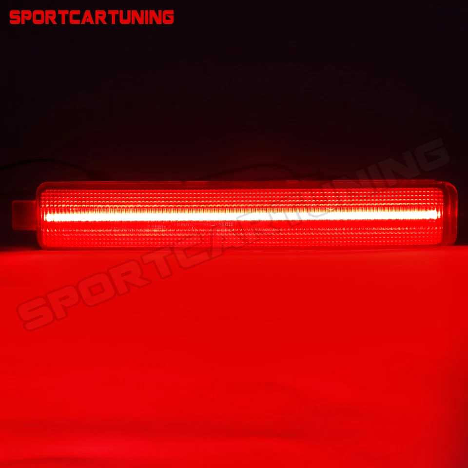Red Bumper LED Reflector Light For Chevrolet Equinox Trailblazer SS Cadillac CTS Foto 2 de 4