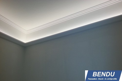 23,6m LED Lichtprofile indirekte Beleuchtung Leiste indirektes Licht Stuck BENDU - Afbeelding 12 van 12