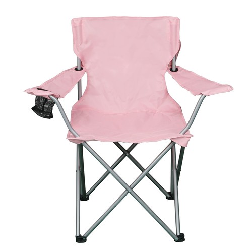 Basic Quad Folding Outdoor Adult Camp Chair with Cup Holder Adult - Picture 12 of 30