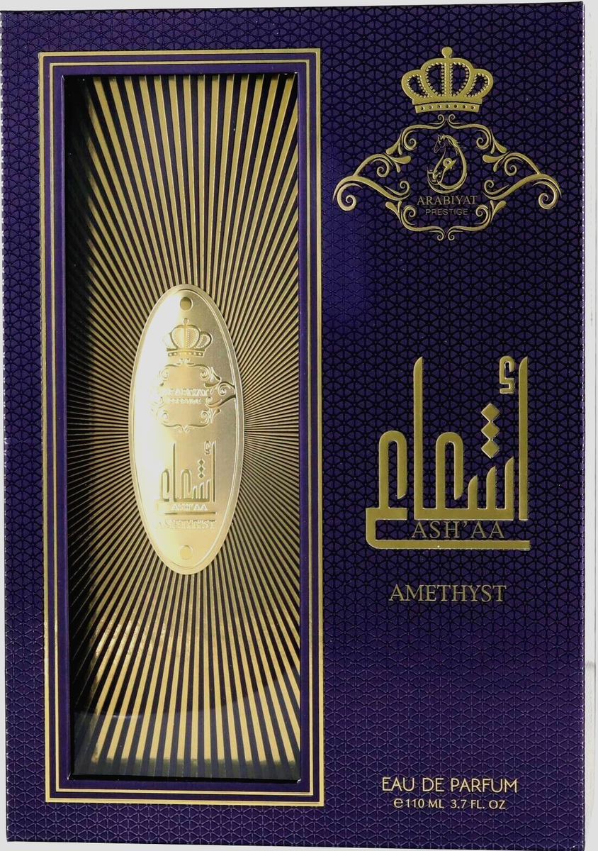 ARABIYAT PRESTIGE ASH'AA AMETHYST EAU DE PARFUM SPRAY UNISEX 3.7
