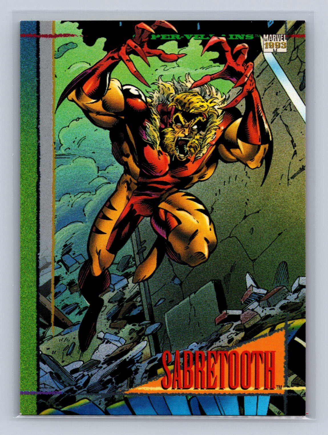 1993 SkyBox Marvel Universe #31 Sabretooth