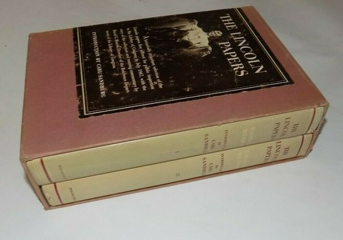 David C Mearns, Carl Sandburg THE LINCOLN PAPERS 1st Edition 2 Volume Set - 1948 - Picture 2 of 12