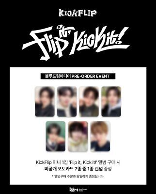 KICKFLIP JYP BOY GROUP DEBUT ALBUM FLICK IT KICK IT