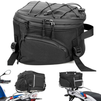 Motorcycle Rear Seat Tail Bag Helmet Bag Pack Waterproof