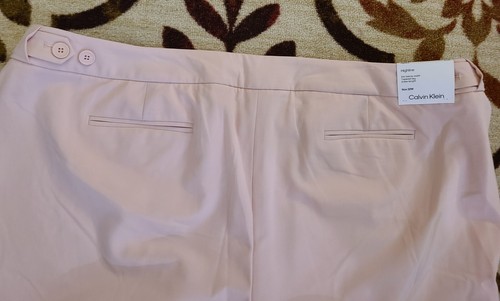 NWT Klein Highline Dress PANTS 22W Petal Pink Sits Below Waist Ankle Length $109 - Picture 7 of 8