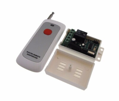 Smart DC12V 1CH Channel 315MHz Wireless Remote Control Relay Module 1500ft ANT