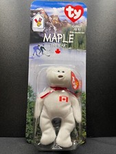 McDonalds Ty Beanie Baby Maple the Bear Canada Unopened 1999