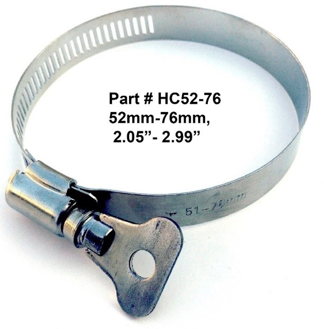 2.05"2.99" Hand Tighten Stainless Steel Hose Clamp (6 Count Lot) eBay