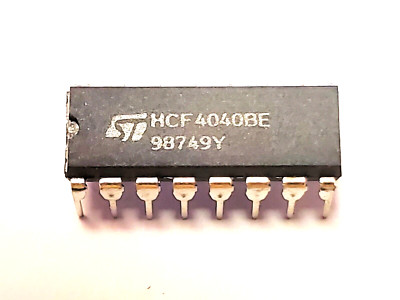 HCF4040BE  ''Original'' ST  16P DIP CMOS IC  1  pc