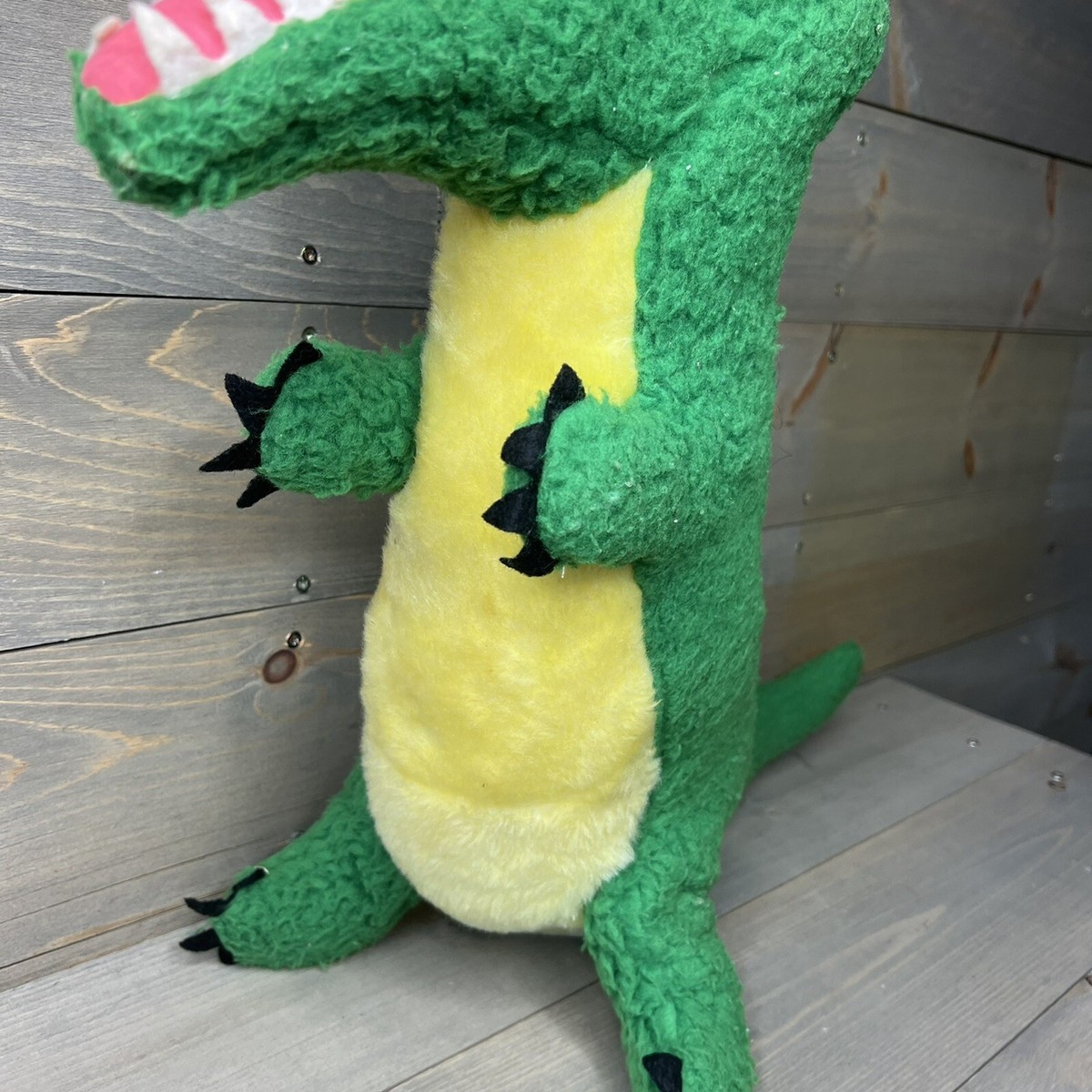 RARE Vintage Crocodile Alligator Plush Possum Trot 1980 26