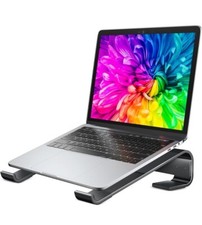 Laptop Stand for Desk, Ergonomic Detachable Laptop Riser, Black, Mac, Dell, La.