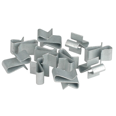 CE SMITH TRAILER FRAME WIRE CLIPS ZINC 3/8''WIDE ZINC 10 PK