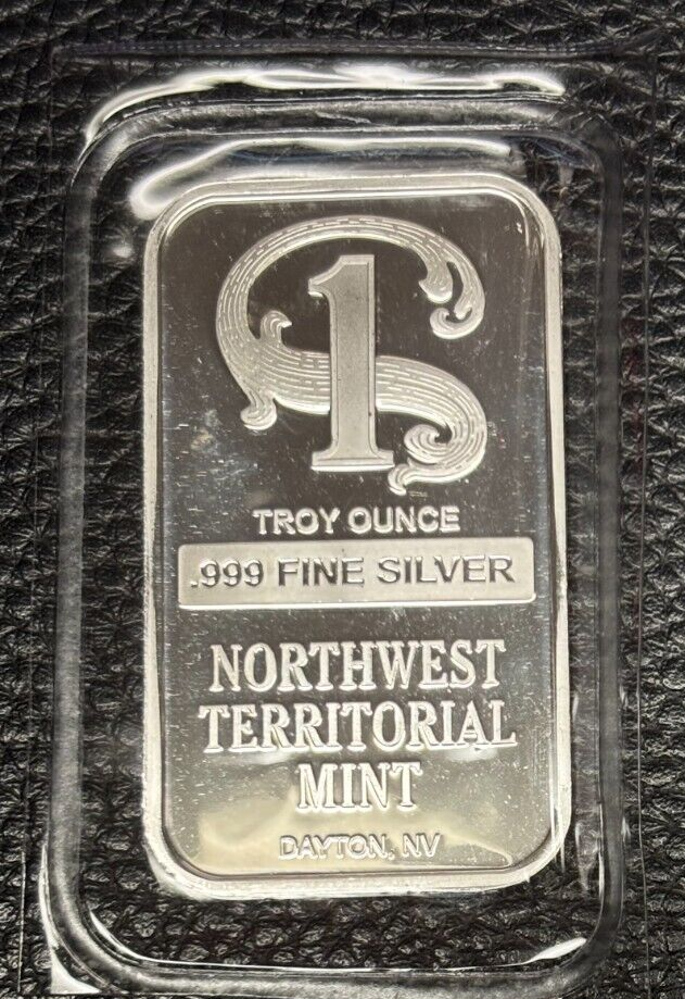 Northwest Territorial Mint 1 Oz Silver Bar 999 Fine