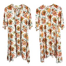 MATILDA JANE Women's S Adventure Sunday Best Pastel Floral Flowy Bohemian Dress