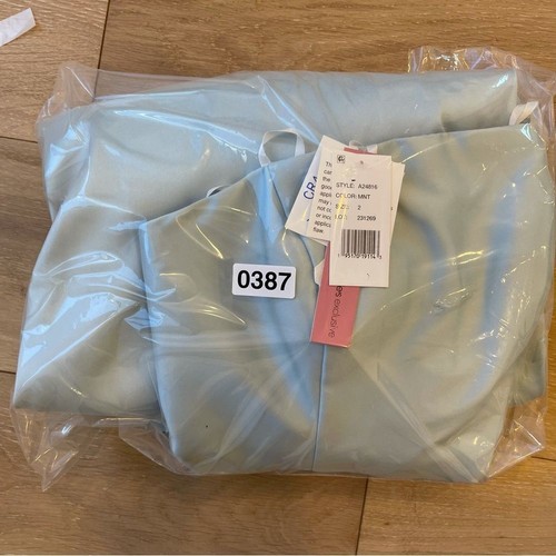 Aqua Formal Mikado Strapless Midi Gown - 100% Exclusive In Mint - Picture 4 of 8