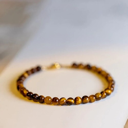 Buddha Stones Natural Tiger Eye Stone Courage Protection Healing Women Bracelet - Picture 8 of 8