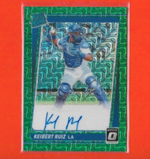 KEIBERT RUIZ ⭐ 2021 Optic Rated ROOKIE GREEN Mojo ON CARD Auto /99 Dodgers MINT