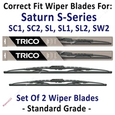 Wiper Blades 2-Pack Standard - fit 1991-2002 Saturn S Series - 30221/210