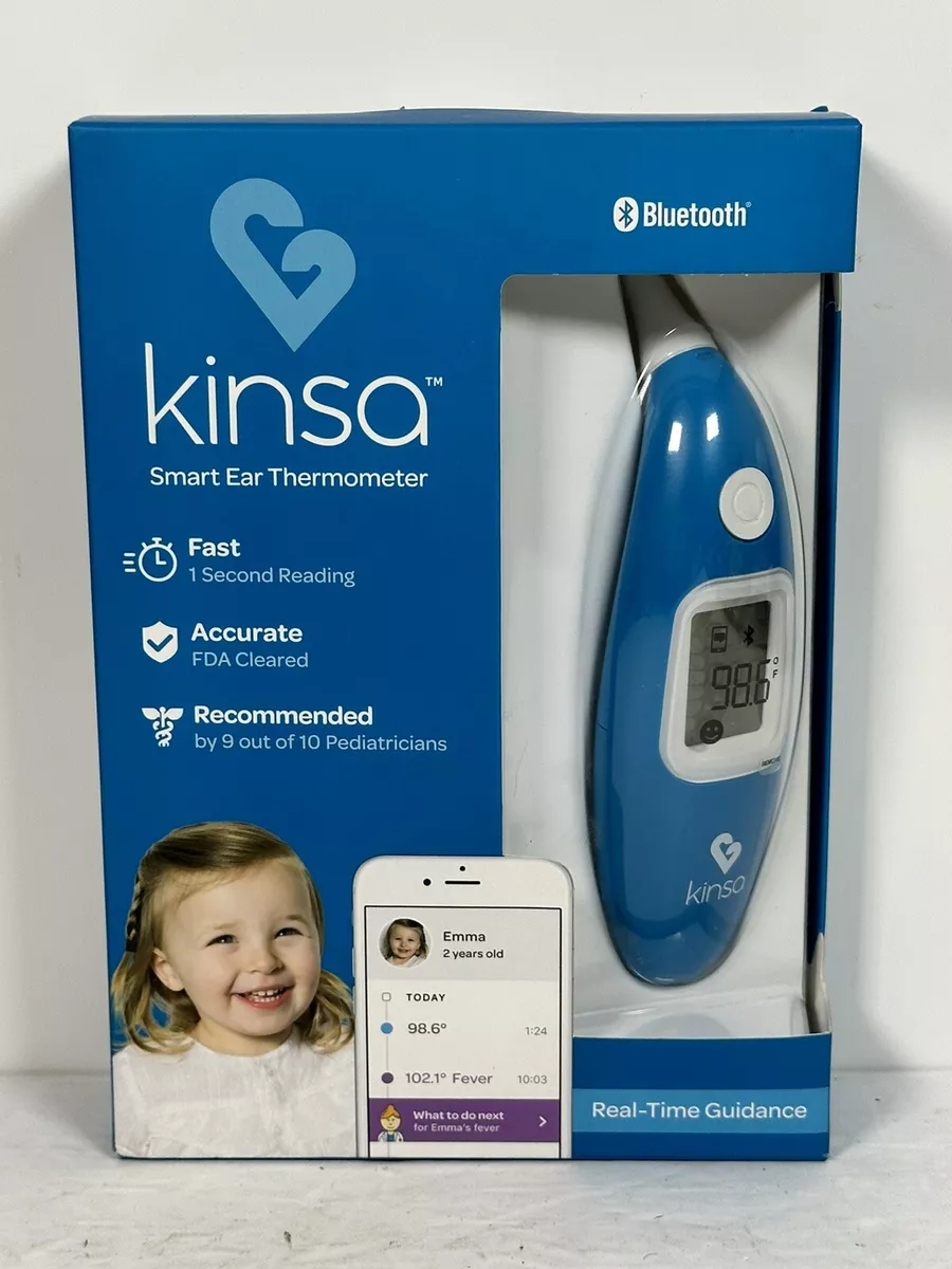Kinsa KET 001 Bluetooth Digital Smart Ear Thermometer New Open Box Fast Shipping