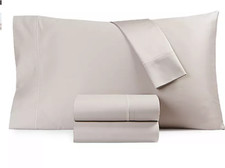 Hotel Collection Egyptian Cotton 525 tc Quen sheet set Grey MSRP 300