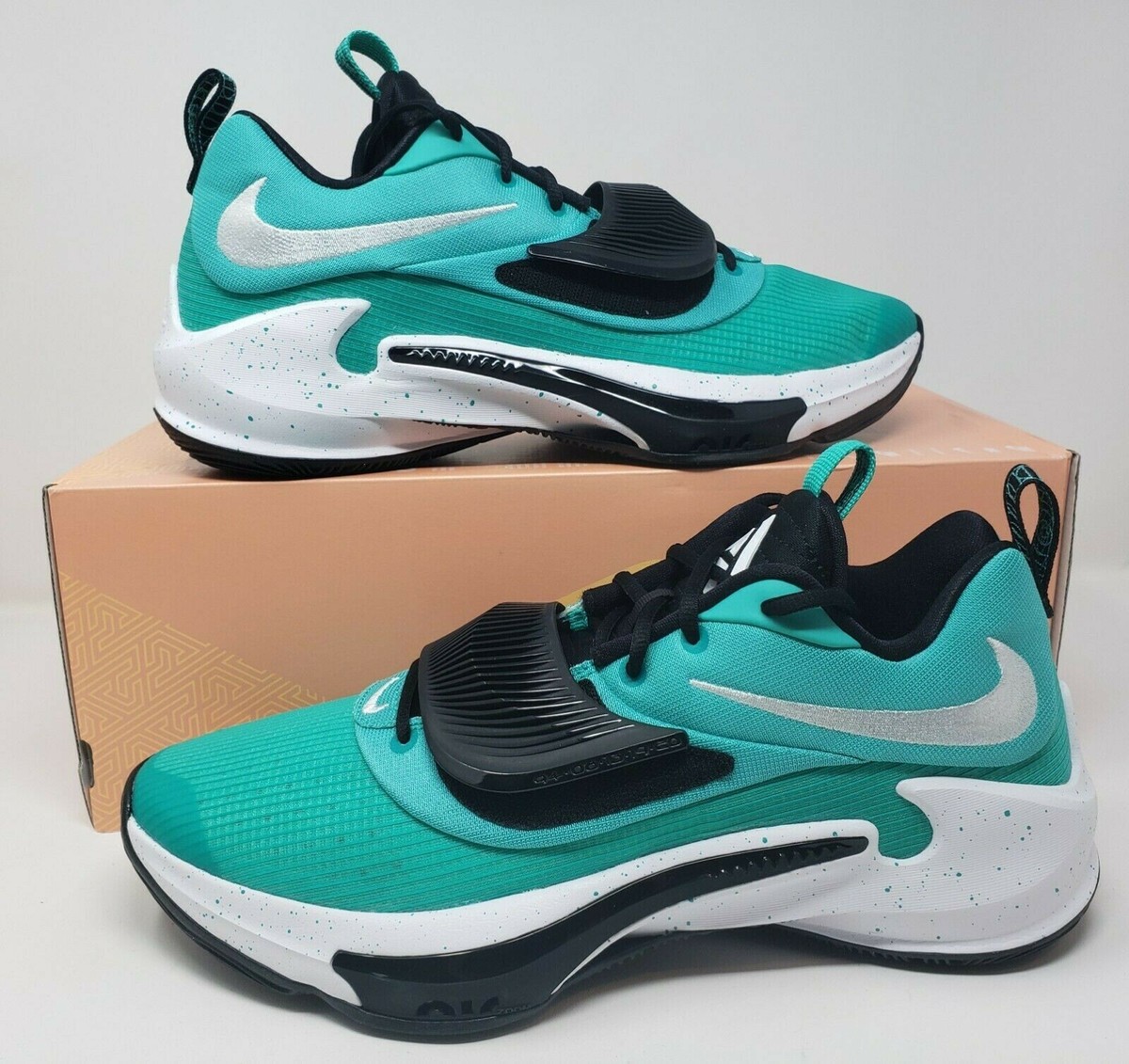 NIKE GIANNIS ZOOM FREAK 3 TB Jade Teal Griffey Black White NIKE GIANNIS ZOOM FREAK 3 TB Jade Teal Griffey Black White