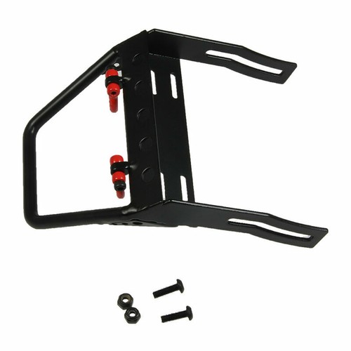 Metal Front Bumper with Winch Mount Shackles For 1/10 RC AXIAL SCX10 Crawler US - Picture 2 of 8