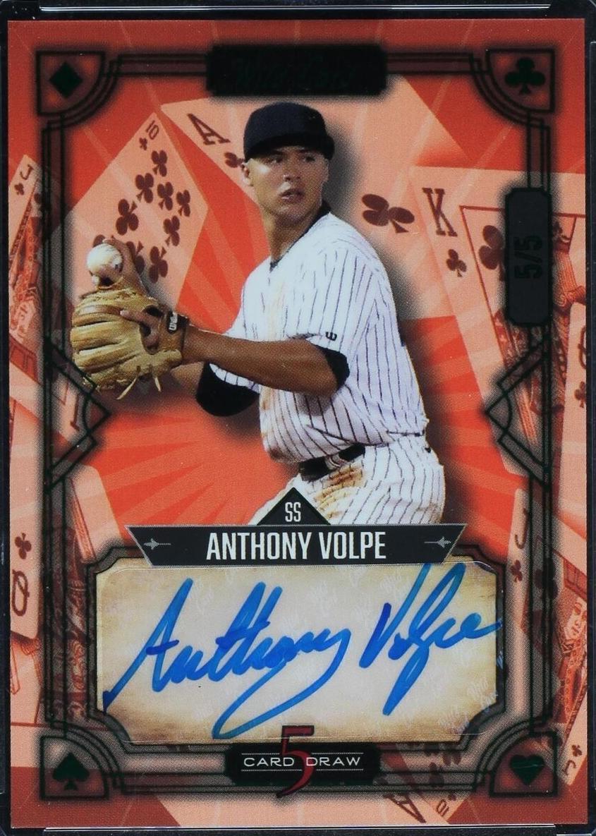 2023 Wild Card 5 Card Draw - Anthony Volpe #5CDCL-4 for sale | eBay