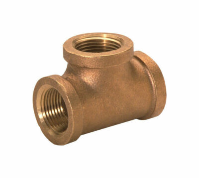 MECH 1/2'' X 1/2'' X 1/2'' FPT Red Brass TEE FREE 1ST CLASS SAME DAY SHIPPING
