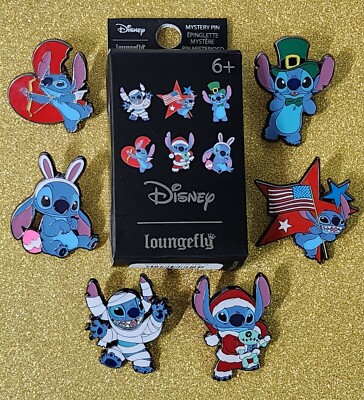 Loungefly Disney Lilo Stitch Holidays Blind Box Mystery Complete