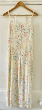Ines de la Fressange X Uniqlo Womens Multi Floral Sleeveless Strap Dress S UK 10