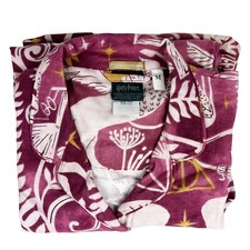 Pottery Barn TEEN HARRY POTTER Patronus Damask Burgndy Flannel Pajama Size M
